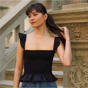 Reformation linen top sz S